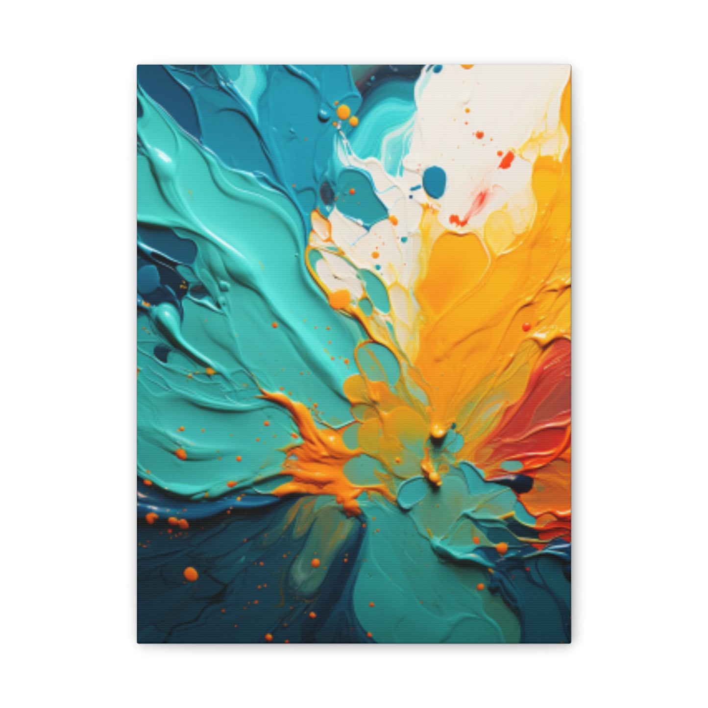 Primary Elegance: A Symphony of Sophistication Canvas Print