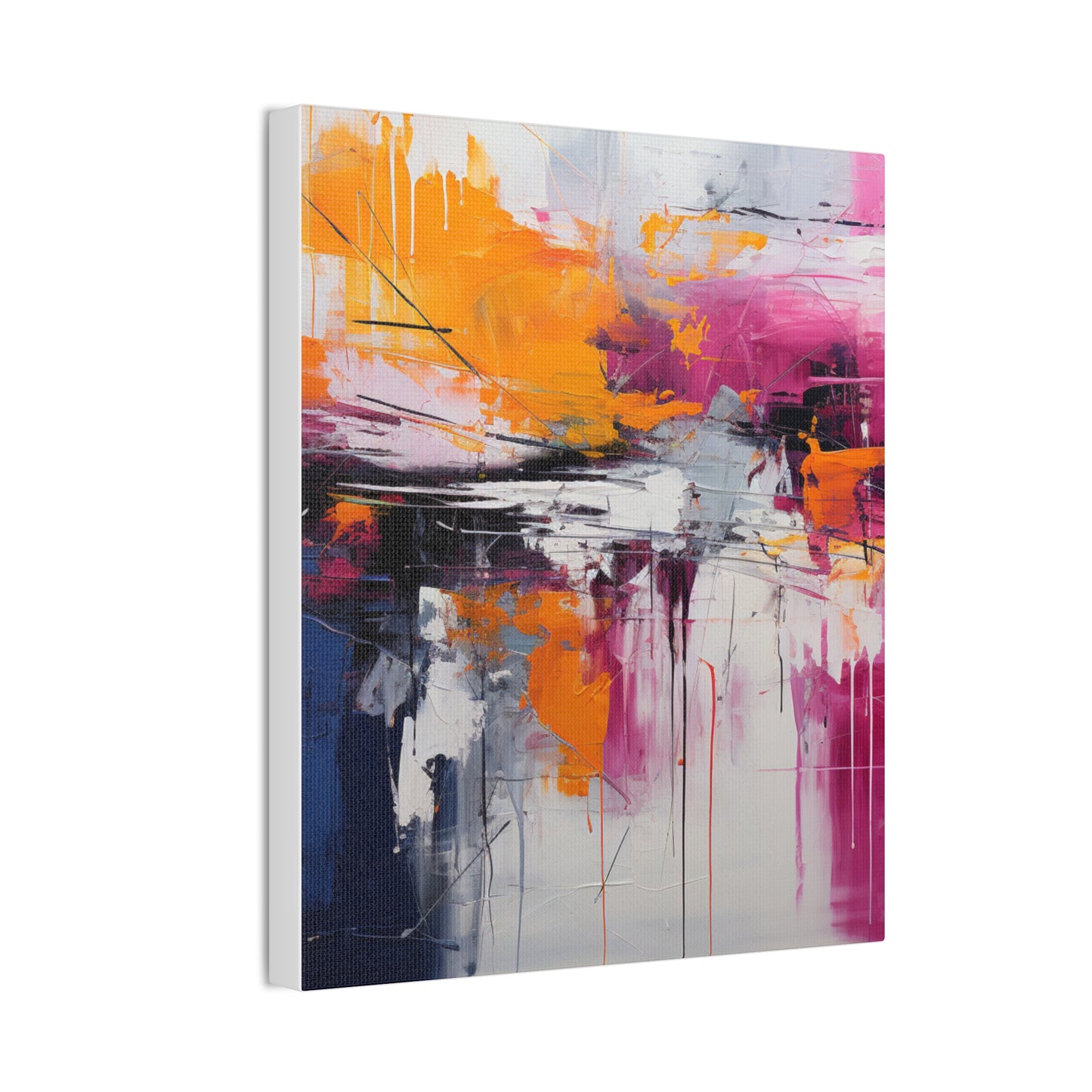 Primary Elegance: A Symphony of Sophistication Canvas Print