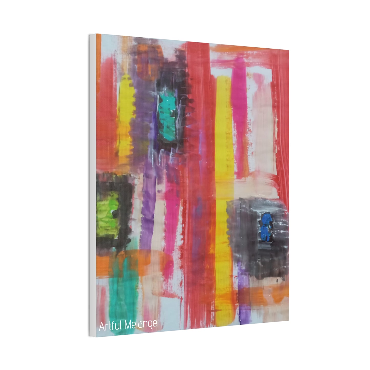 Primary Elegance: A Symphony of Sophistication Canvas Print