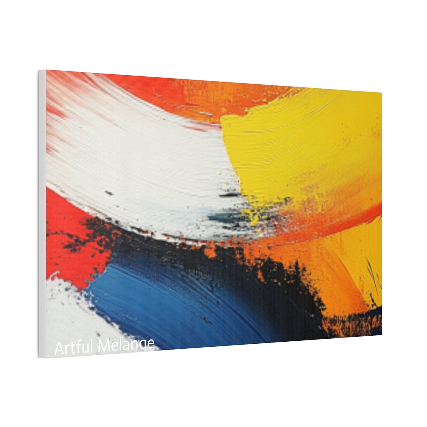 Acrylic Abstract Canvas Print - Richly Textured Artistry