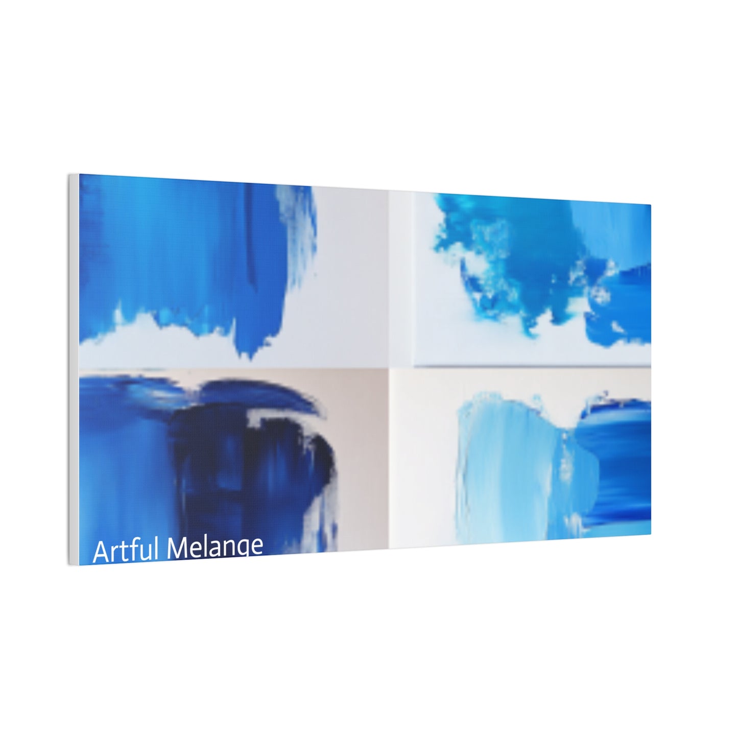 Acrylic Abstract Canvas Print - Richly Textured Artistry