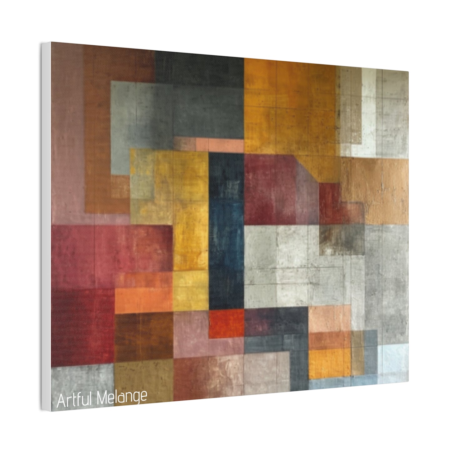 Primary Elegance: A Symphony of Sophistication Canvas Print