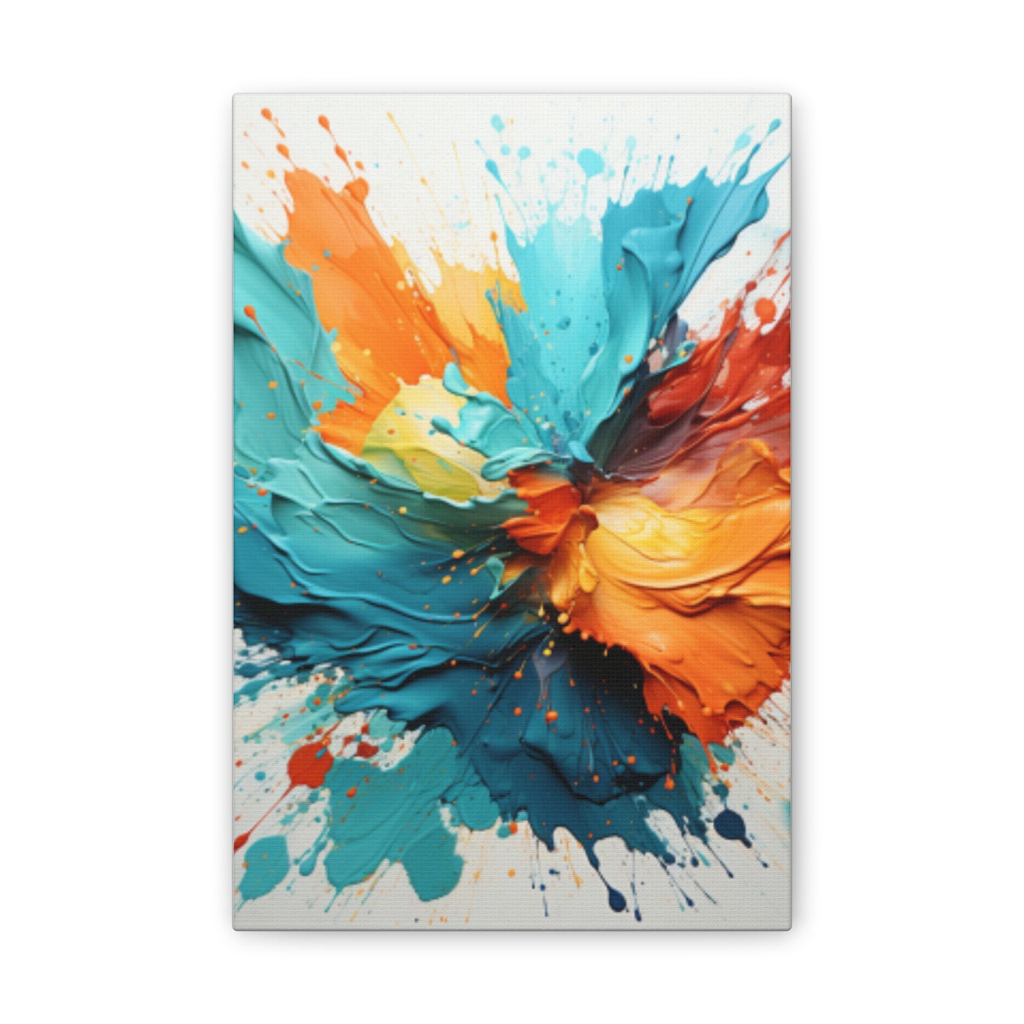 Primary Elegance: A Symphony of Sophistication Canvas Print