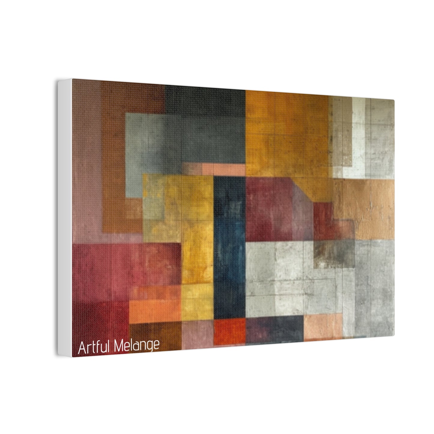 Primary Elegance: A Symphony of Sophistication Canvas Print