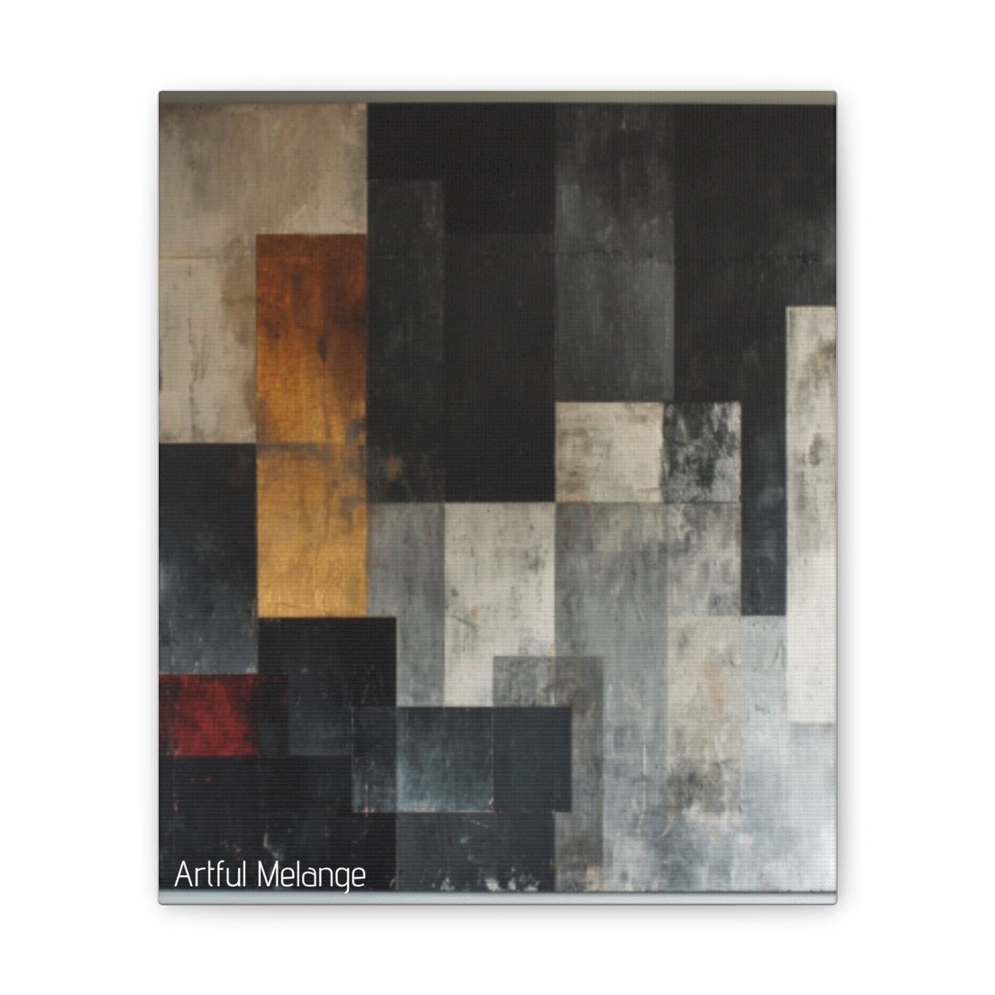 Primary Elegance: A Symphony of Sophistication Canvas Print