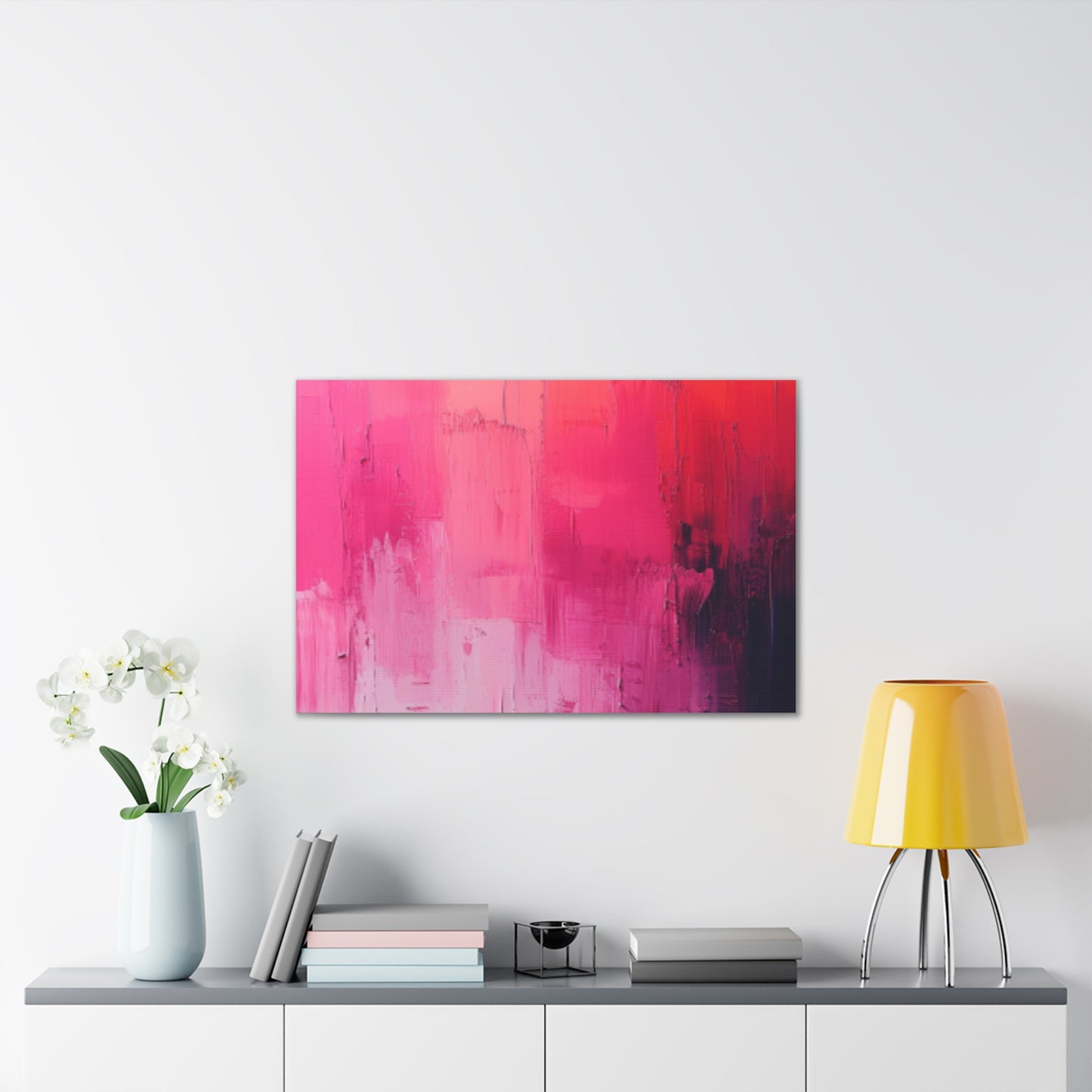 In The Pink: A Symphony of Sophistication Canvas Print