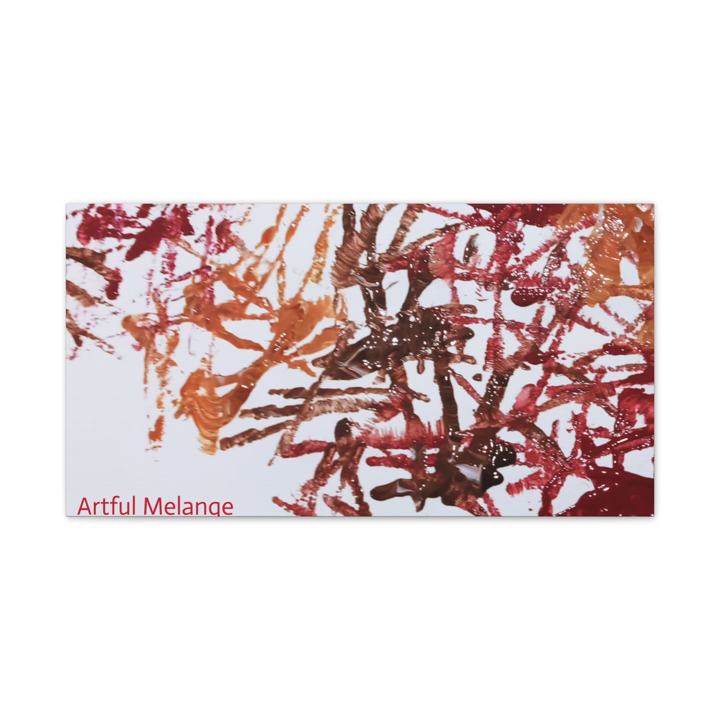 Acrylic Abstract Canvas Print - Richly Textured Artistry