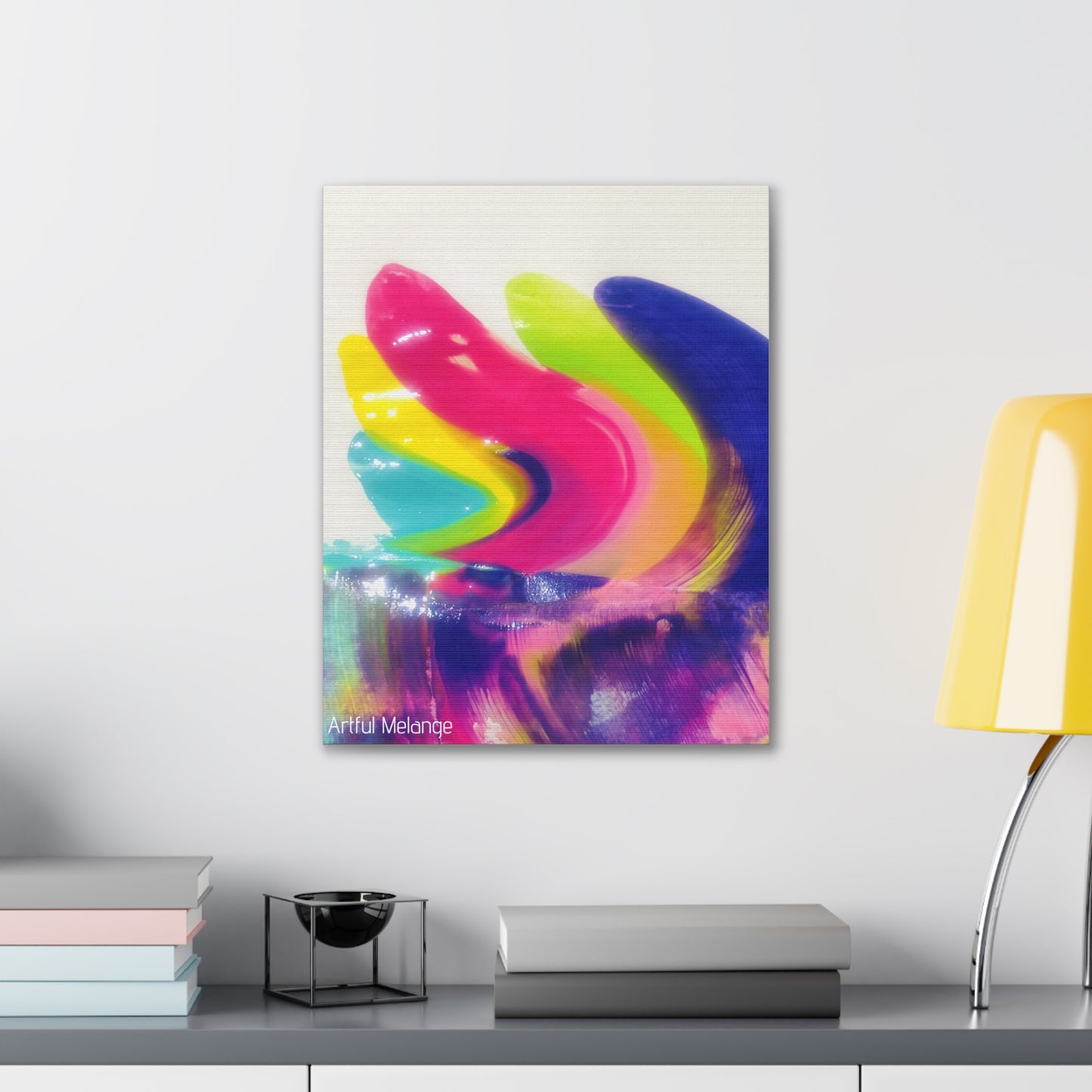 Primary Elegance: A Symphony of Sophistication Canvas Print