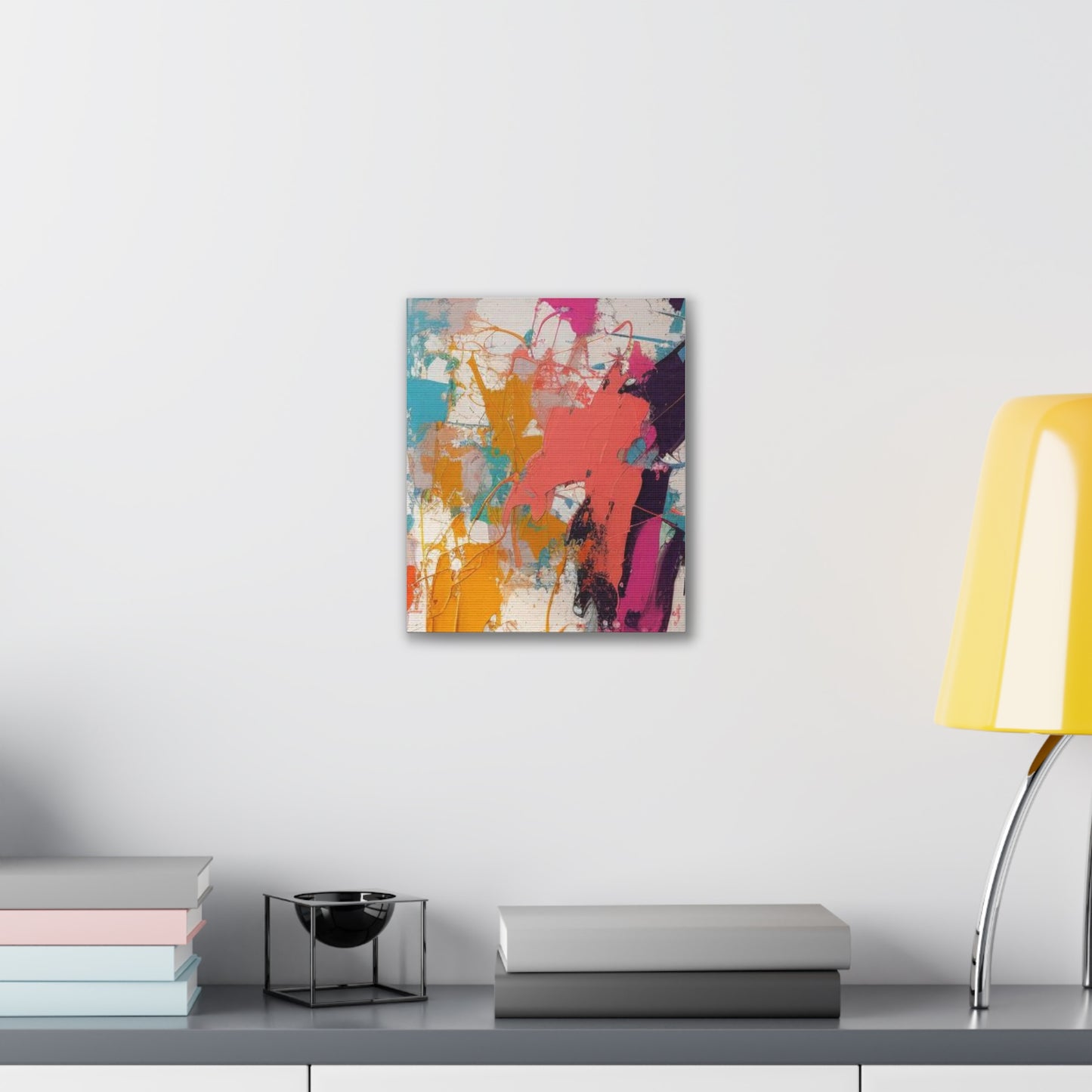 Primary Elegance: A Symphony of Sophistication Canvas Print