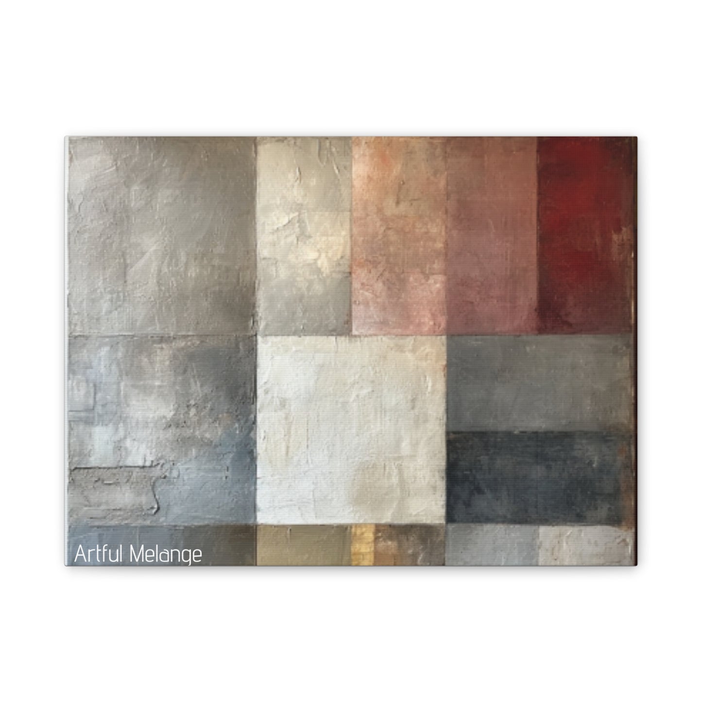 Primary Elegance: A Symphony of Sophistication Canvas Print