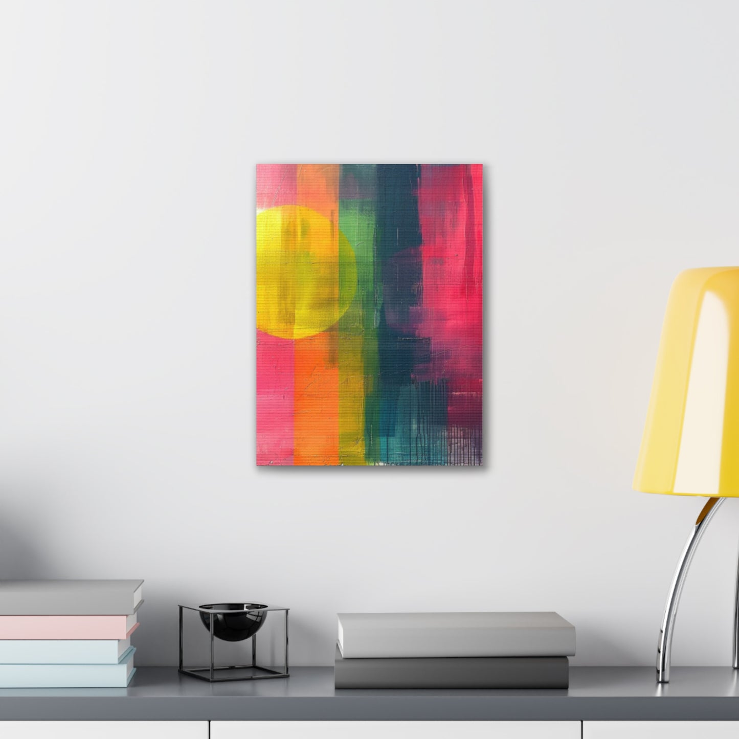 Primary Elegance: A Symphony of Sophistication Canvas Print