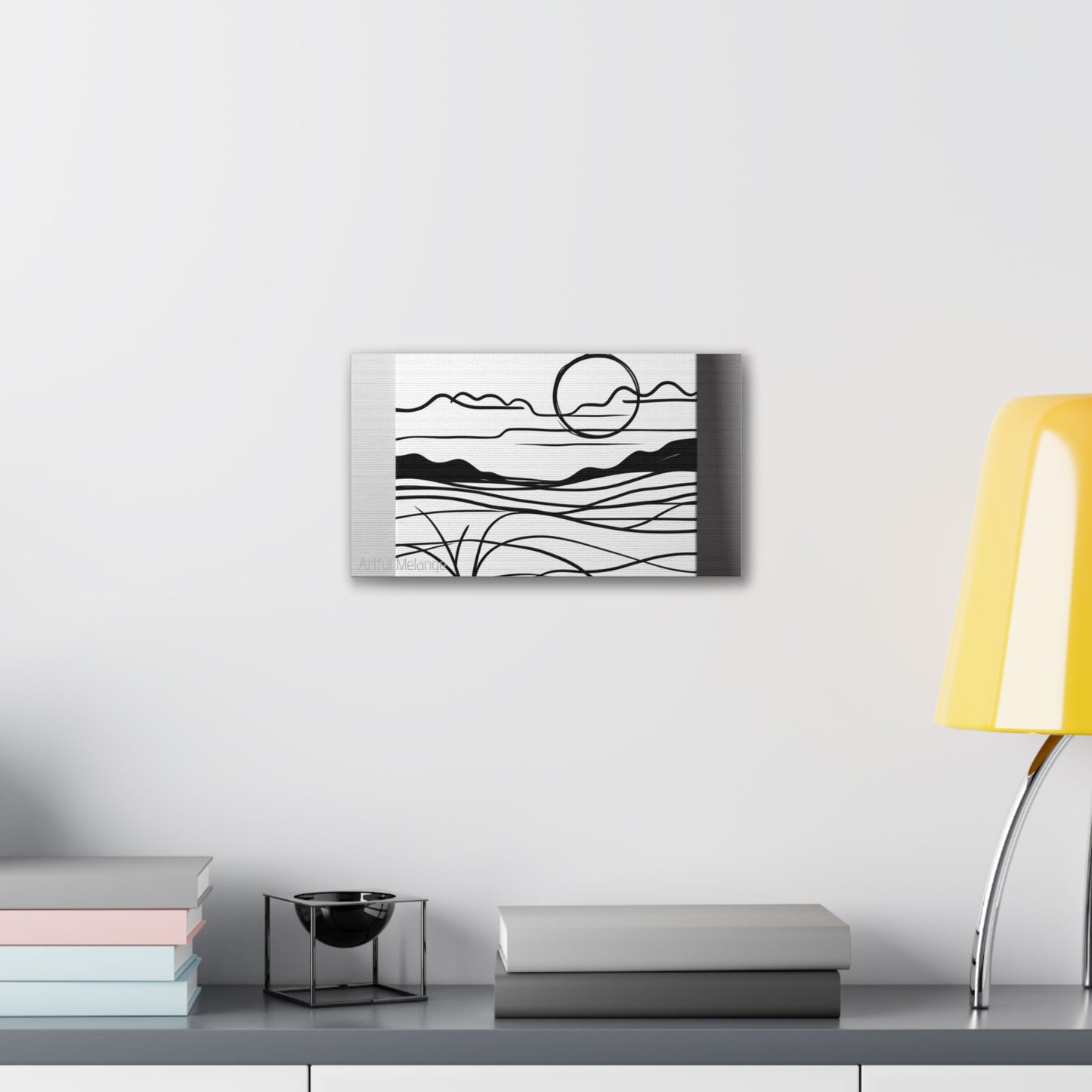 Primary Elegance: A Symphony of Sophistication Canvas Print