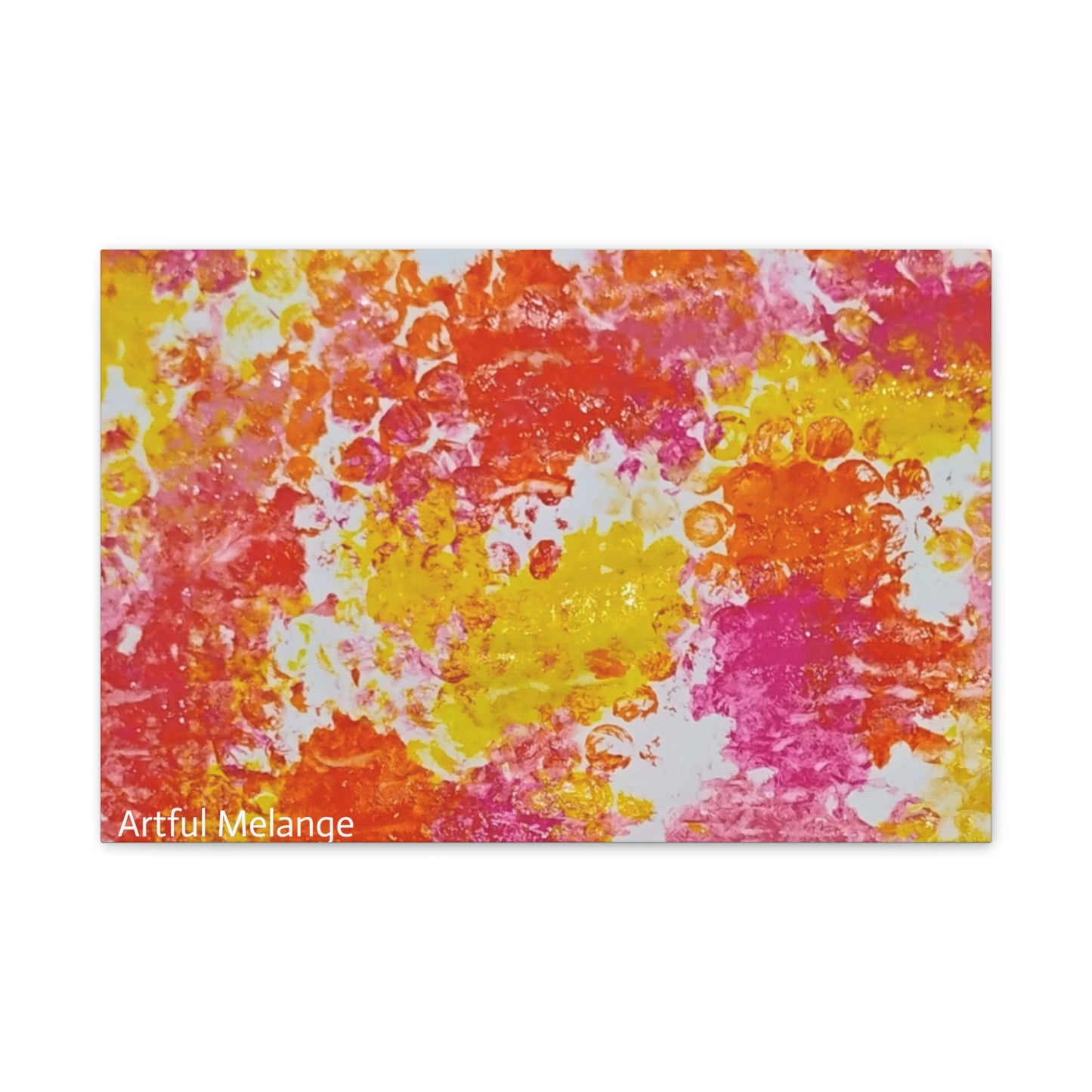 Acrylic Abstract Canvas Print - Richly Textured Artistry