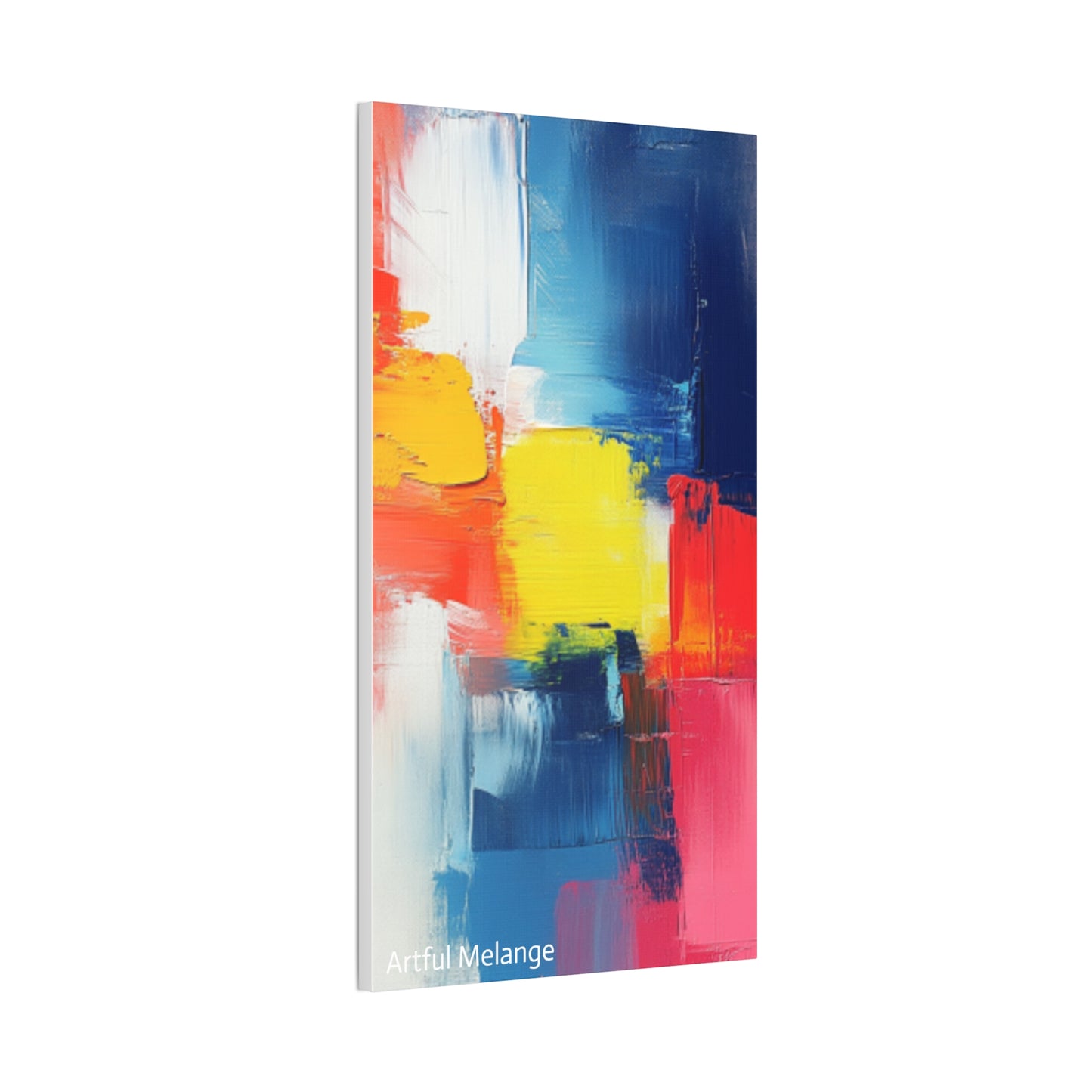 Acrylic Abstract Canvas Print - Richly Textured Artistry