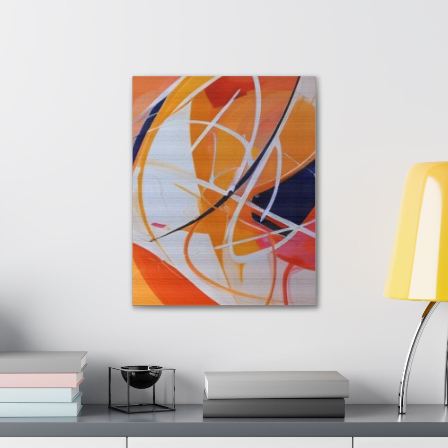 Primary Elegance: A Symphony of Sophistication Canvas Print