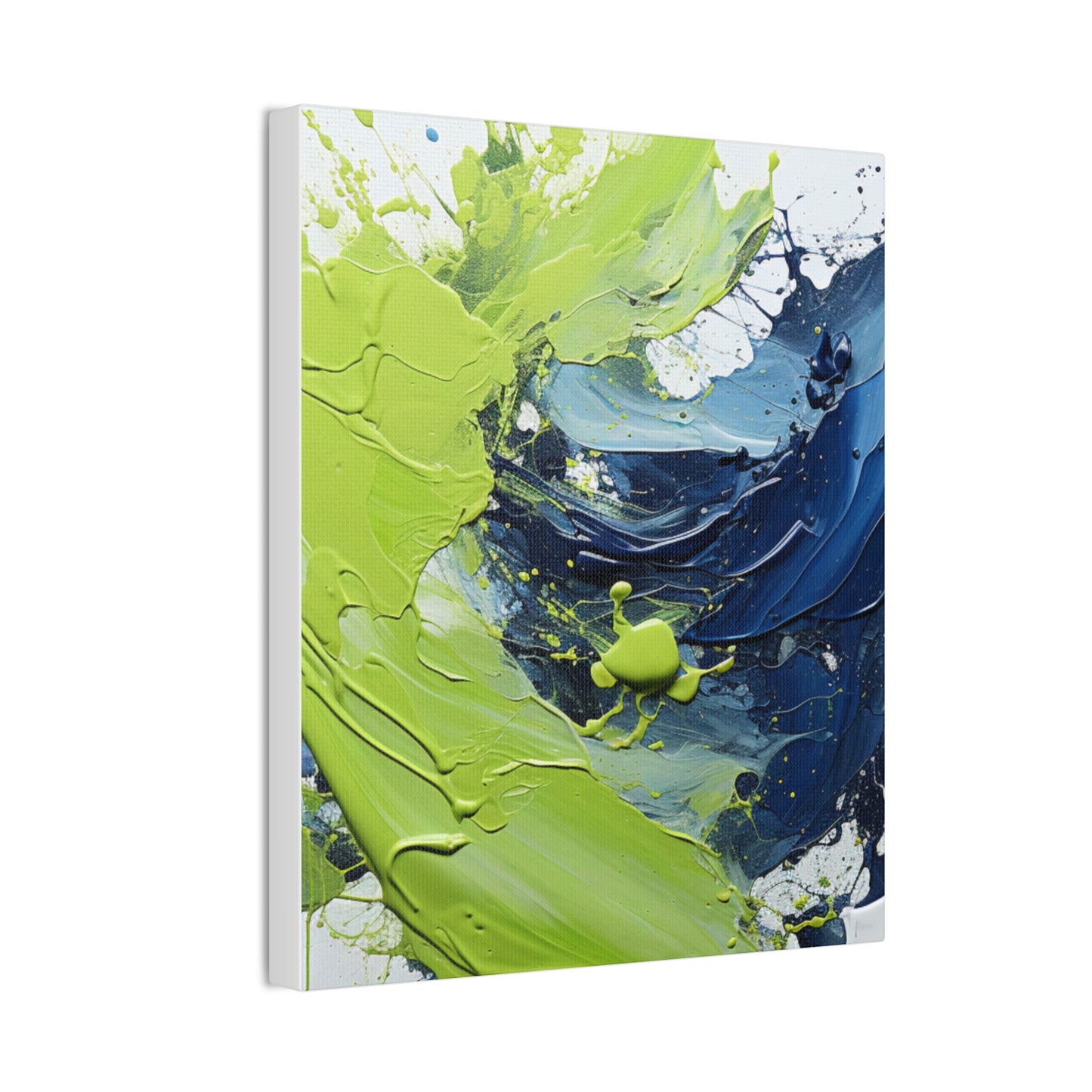 Acrylic Abstract Canvas Print - Richly Textured Artistry