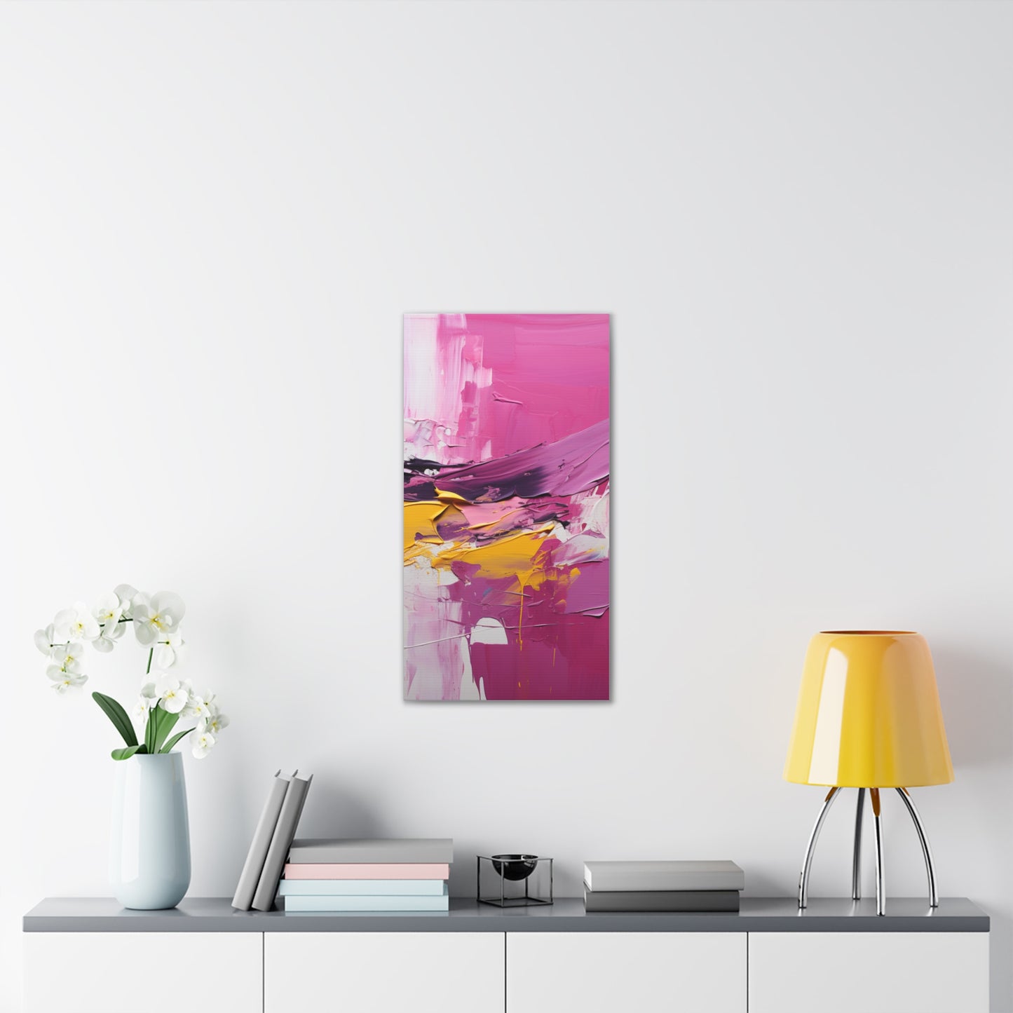 Primary Elegance: A Symphony of Sophistication Canvas Print