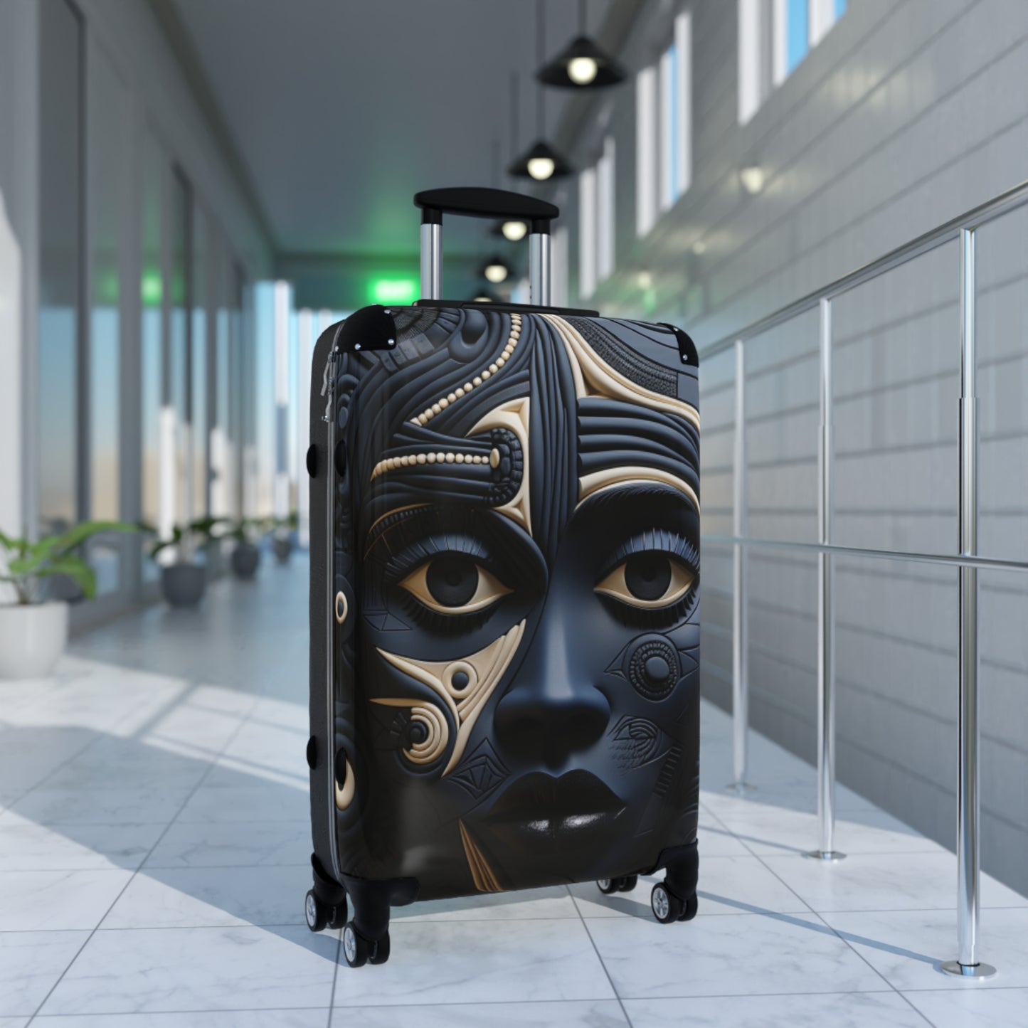 Melanated Jetsetter: Stylish Travel Luggage Pieces