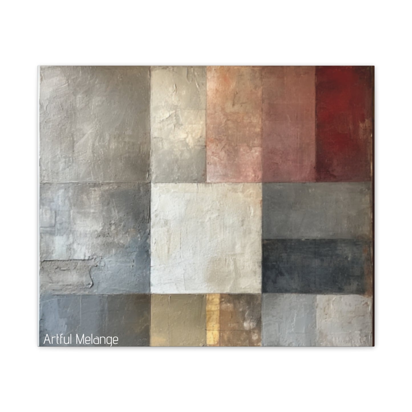 Primary Elegance: A Symphony of Sophistication Canvas Print