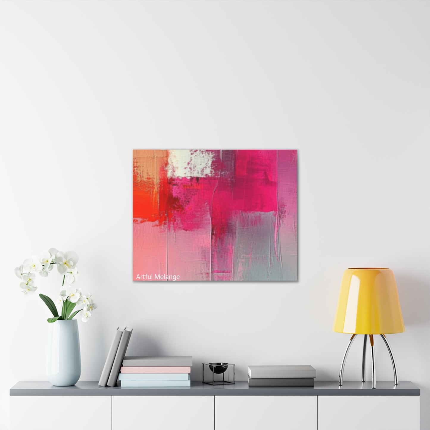 Acrylic Abstract Canvas Print - Richly Textured Artistry