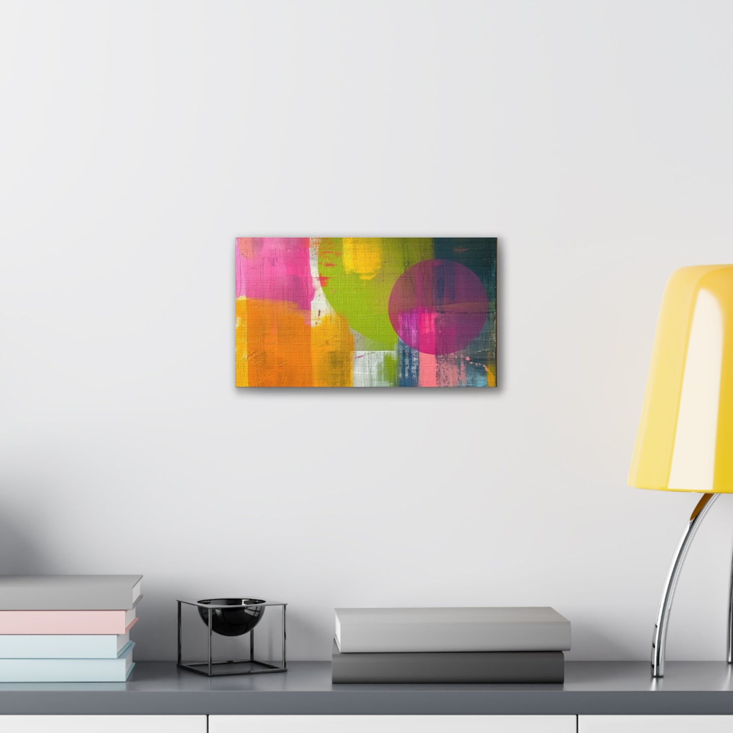 Primary Elegance: A Symphony of Sophistication Canvas Print