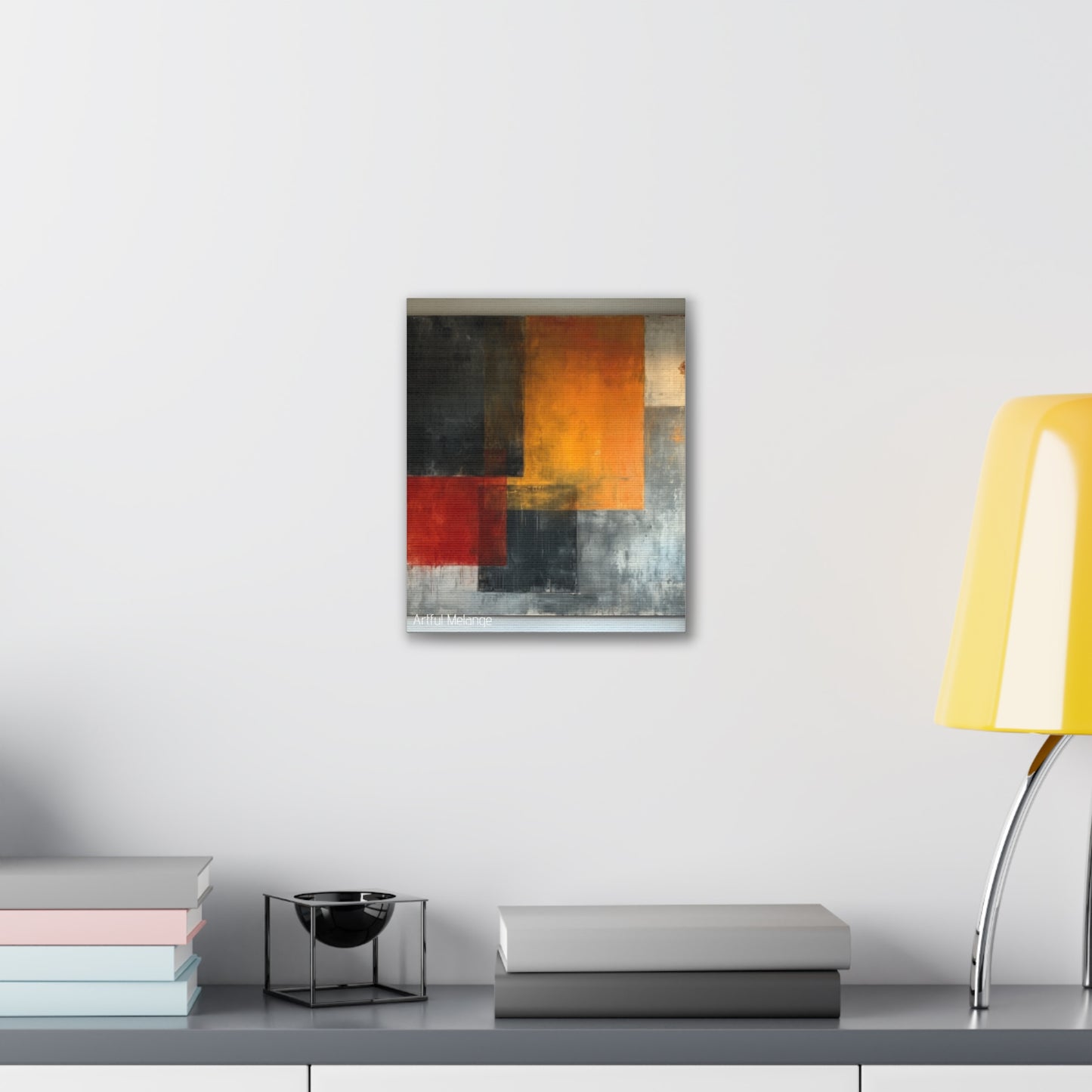 Primary Elegance: A Symphony of Sophistication Canvas Print