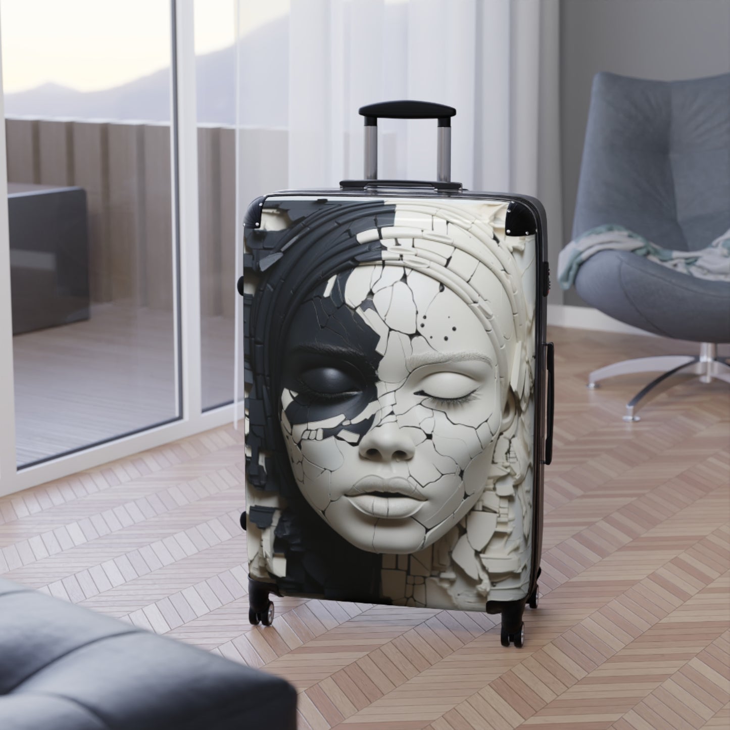 Melanated Jetsetter: Stylish Travel Luggage Pieces