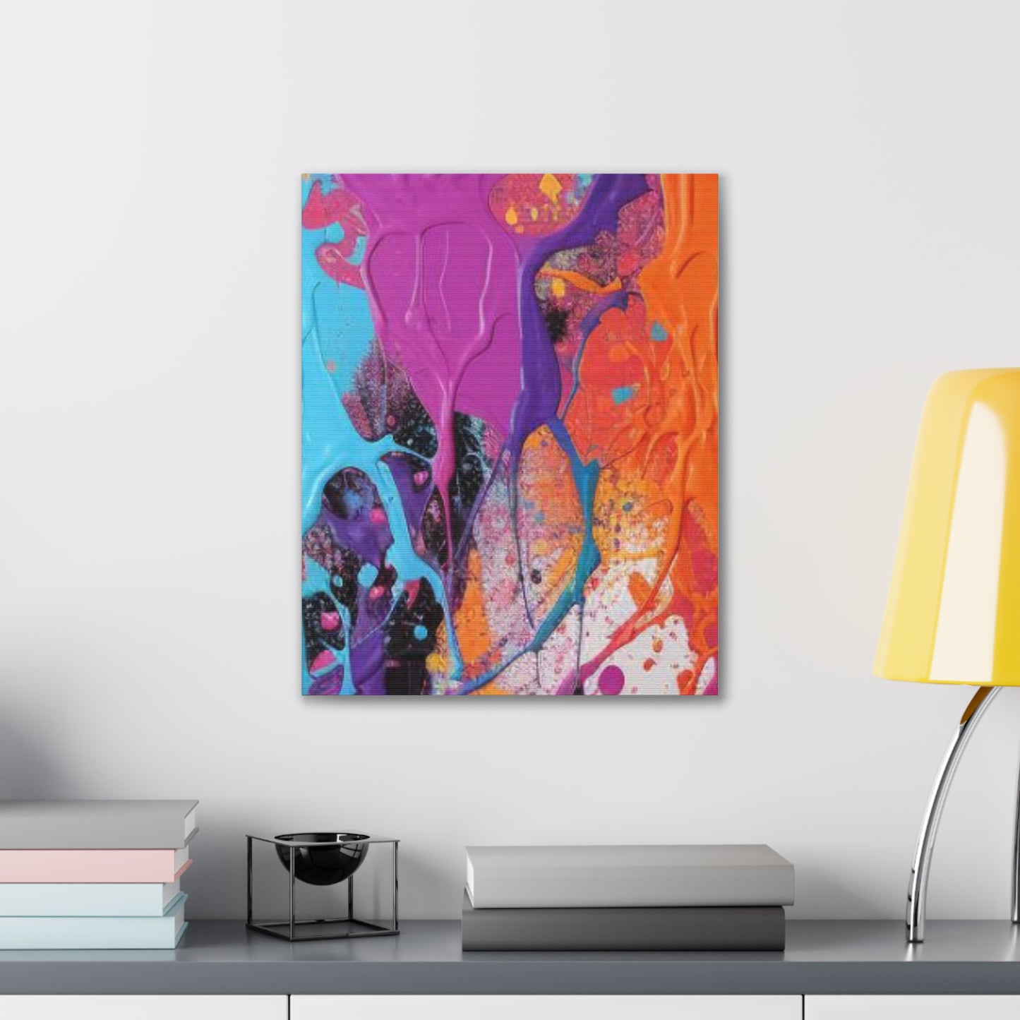 Primary Elegance: A Symphony of Sophistication Canvas Print