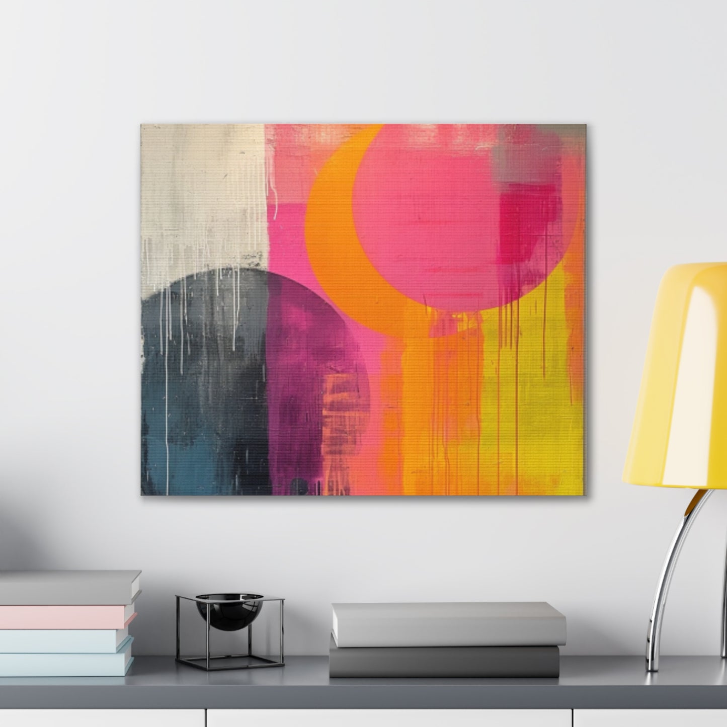 Primary Elegance: A Symphony of Sophistication Canvas Print