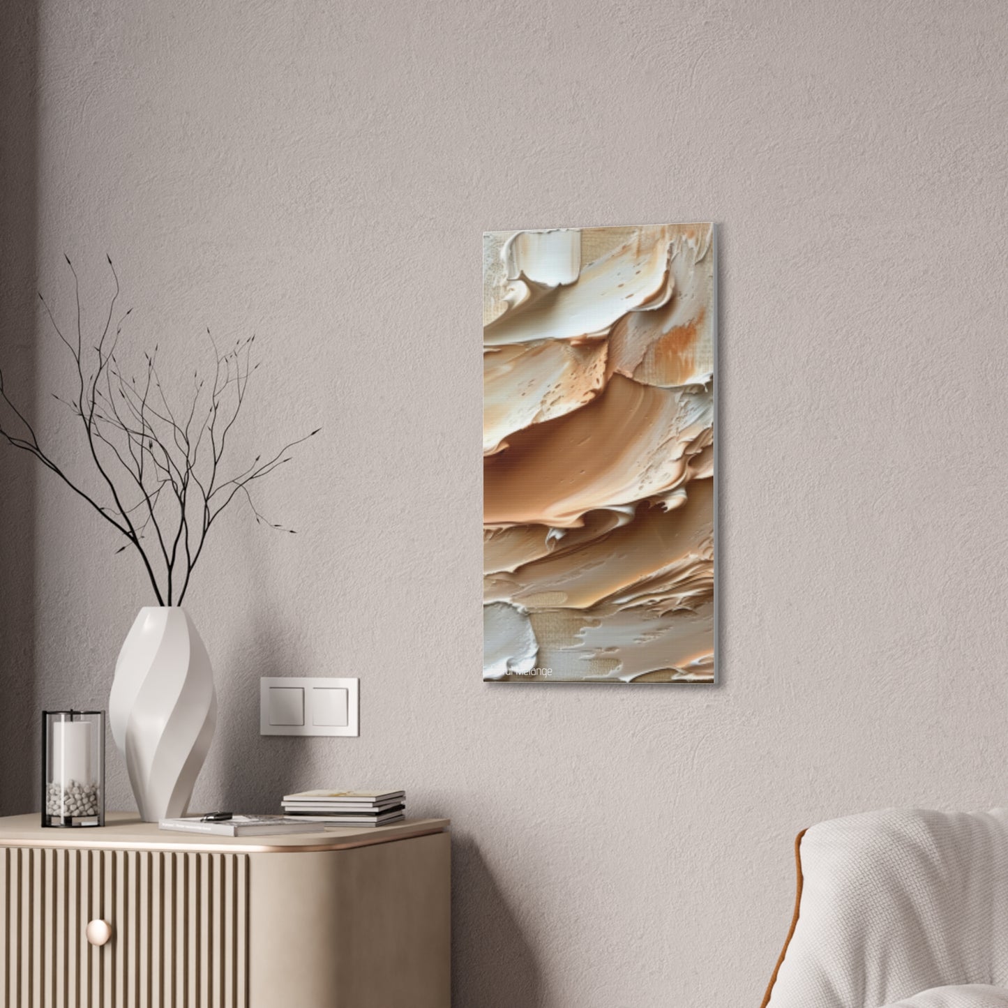 Primary Elegance: A Symphony of Sophistication Canvas Print