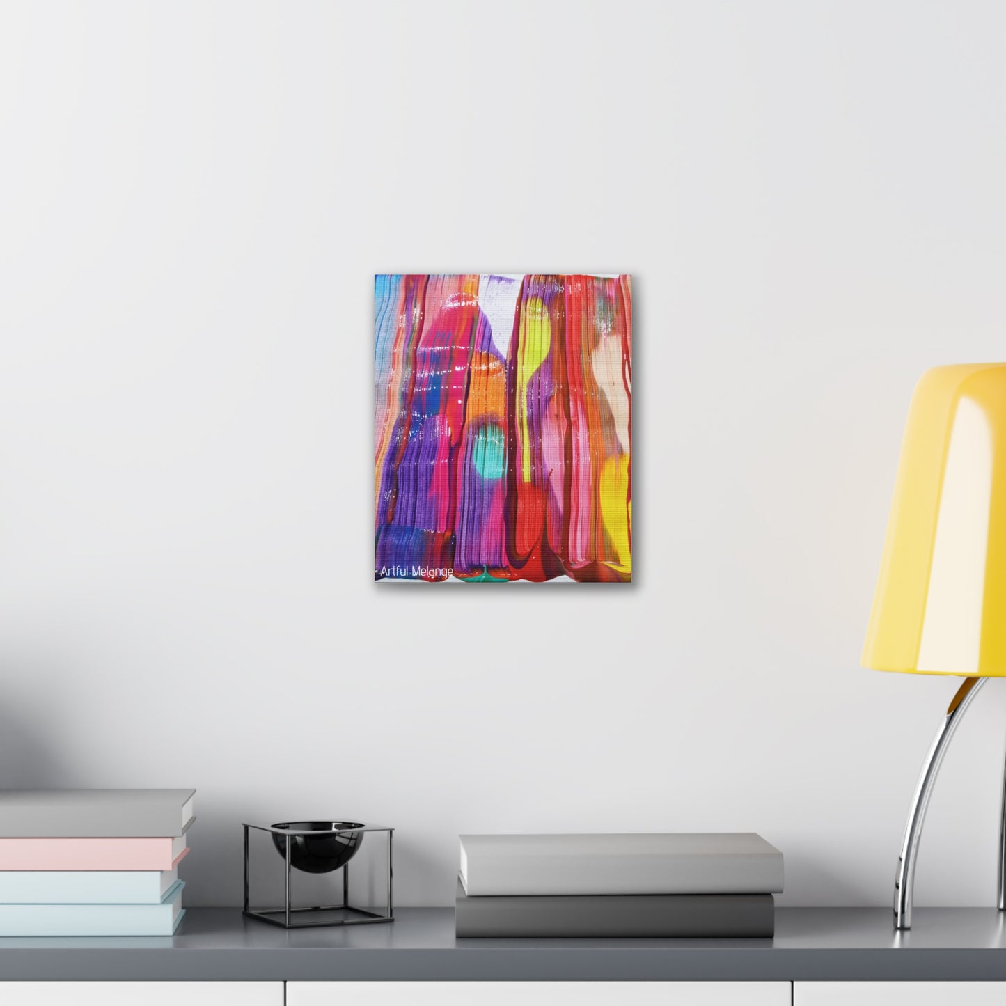 Primary Elegance: A Symphony of Sophistication Canvas Print