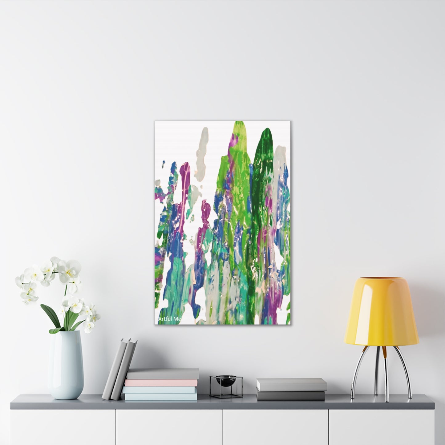 Acrylic Abstract Canvas Print - Richly Textured Artistry