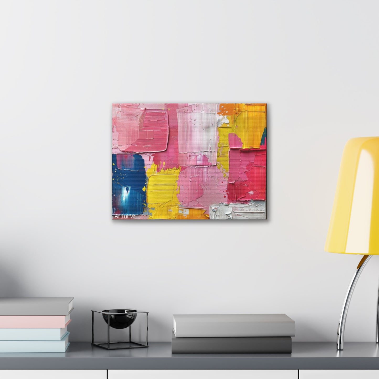 Primary Elegance: A Symphony of Sophistication Canvas Print