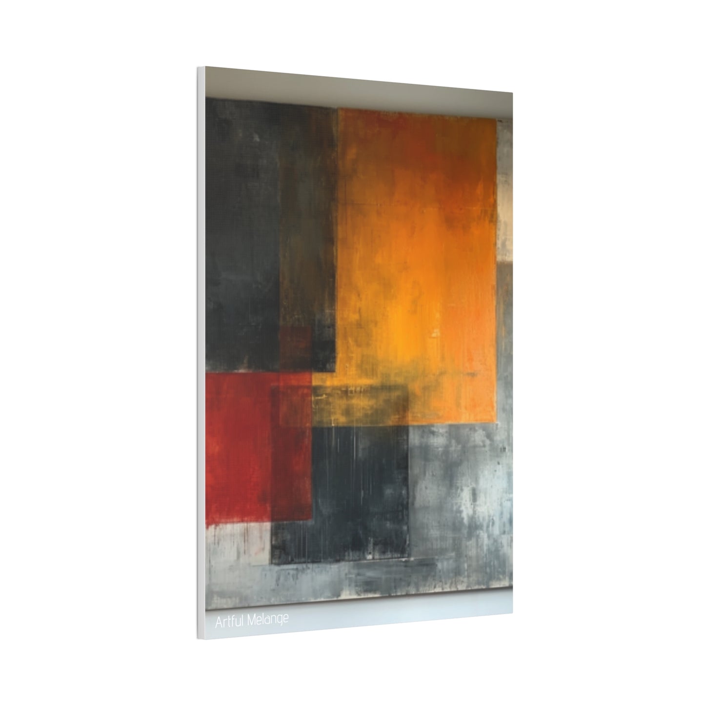 Primary Elegance: A Symphony of Sophistication Canvas Print