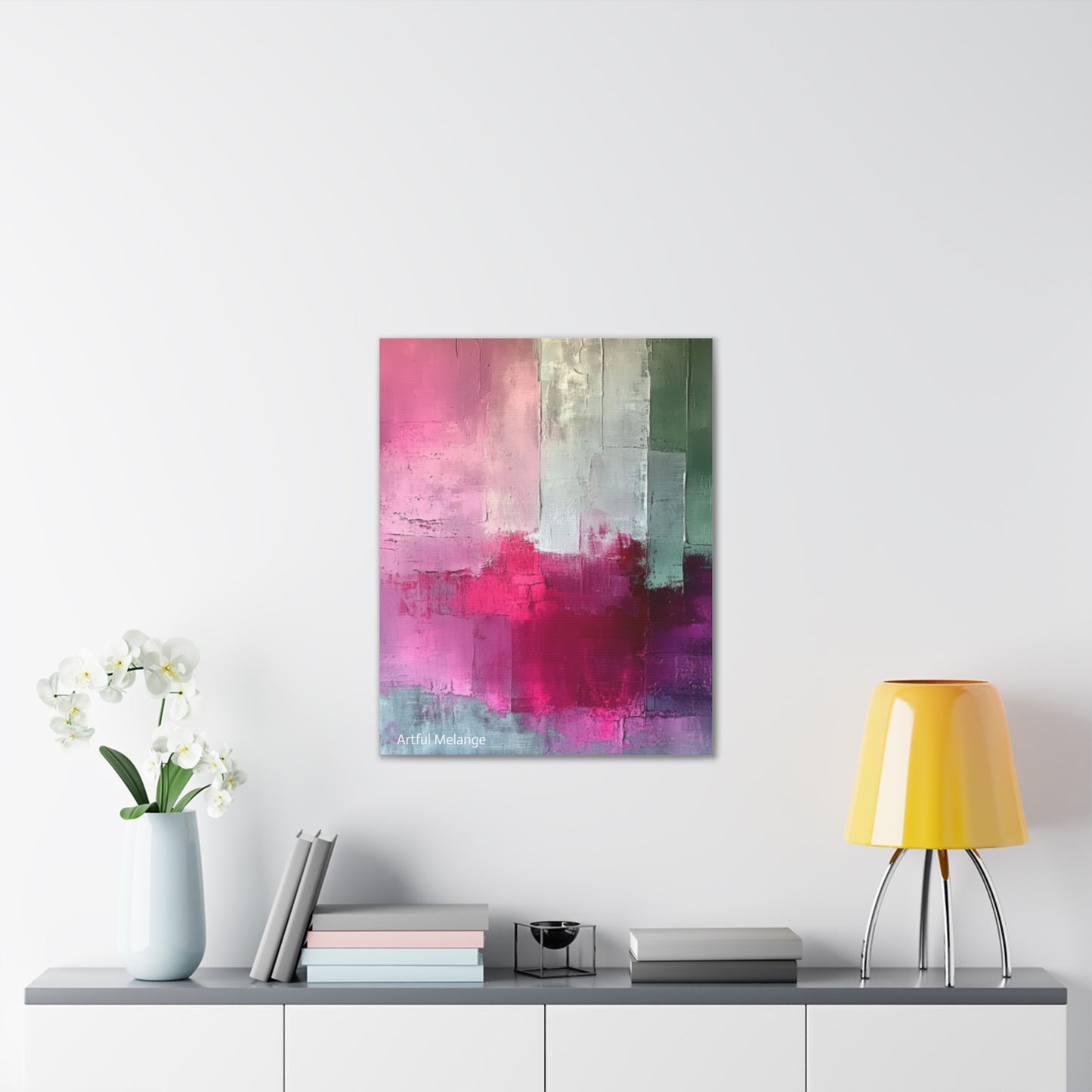 Acrylic Abstract Canvas Print - Richly Textured Artistry