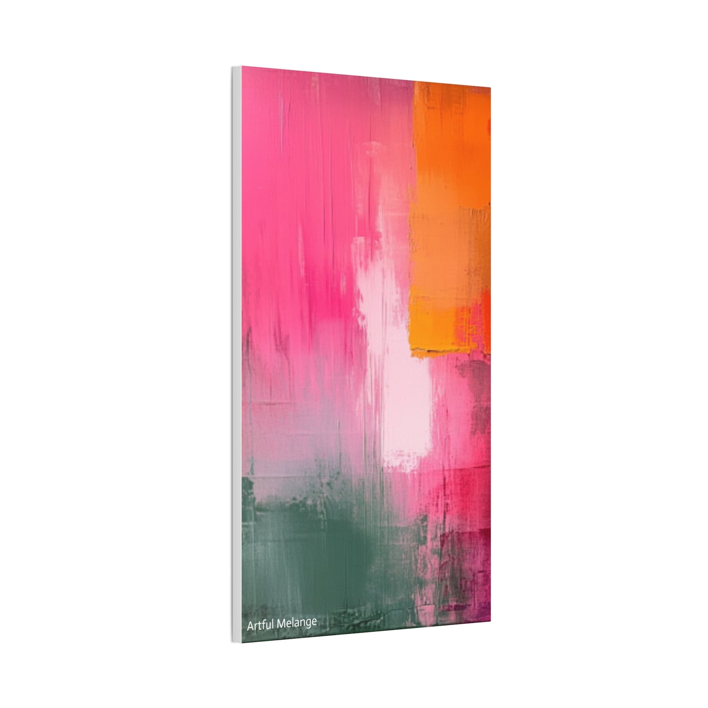 Acrylic Abstract Canvas Print - Richly Textured Artistry