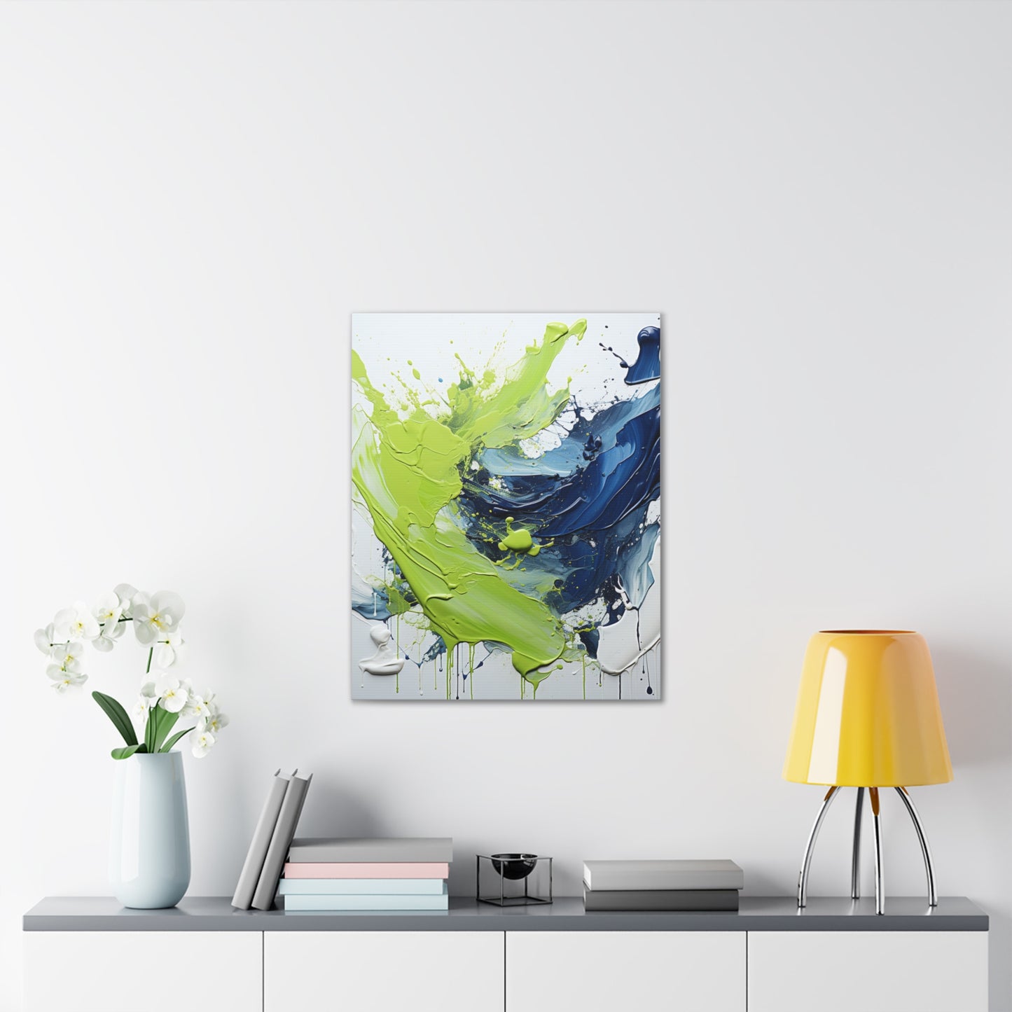 Acrylic Abstract Canvas Print - Richly Textured Artistry