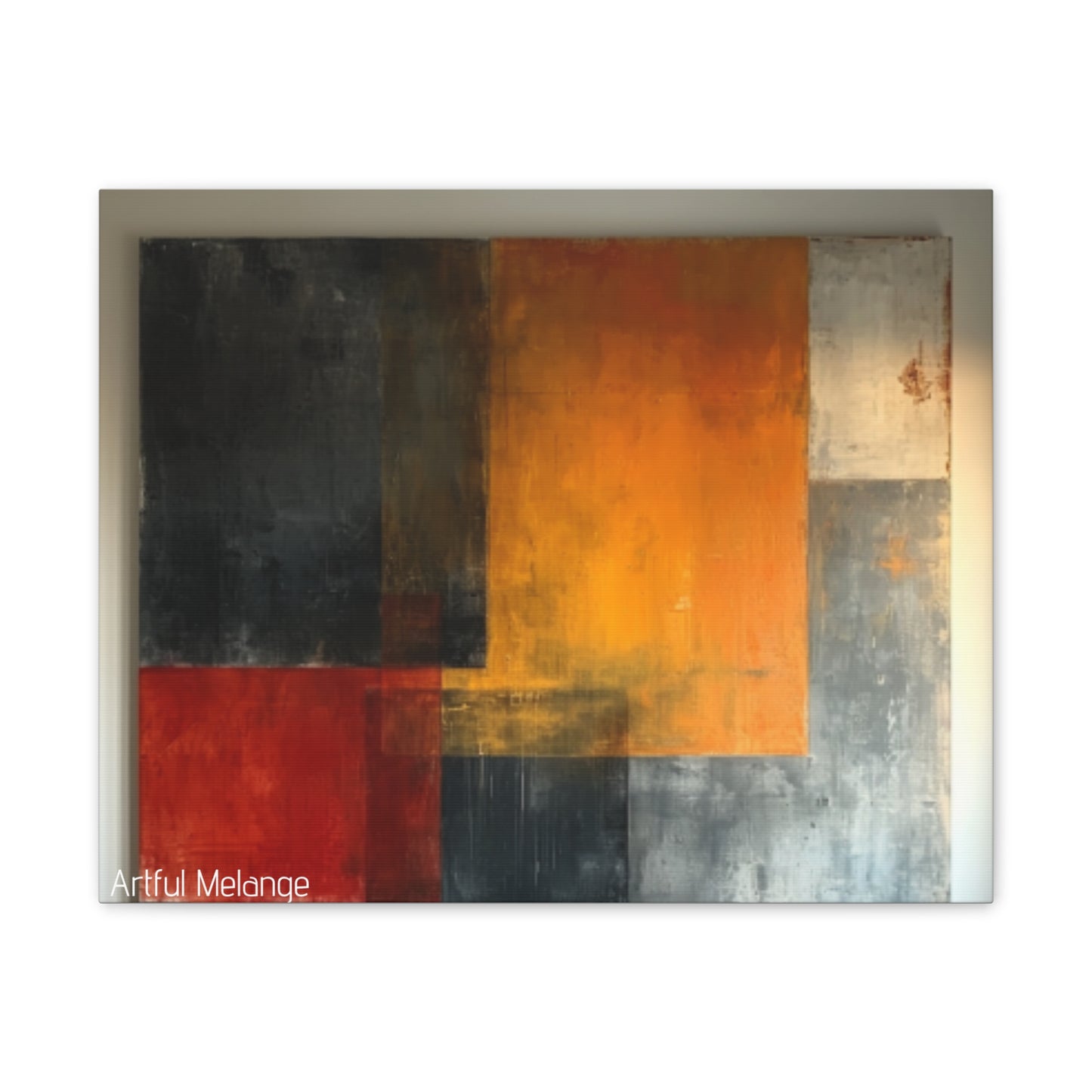 Primary Elegance: A Symphony of Sophistication Canvas Print