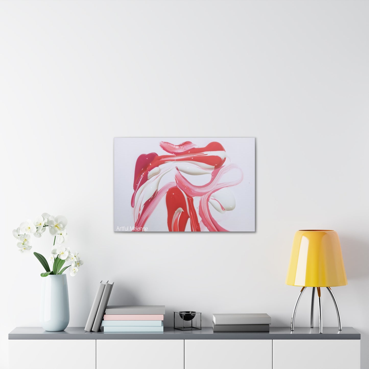 Primary Elegance: A Symphony of Sophistication Canvas Print