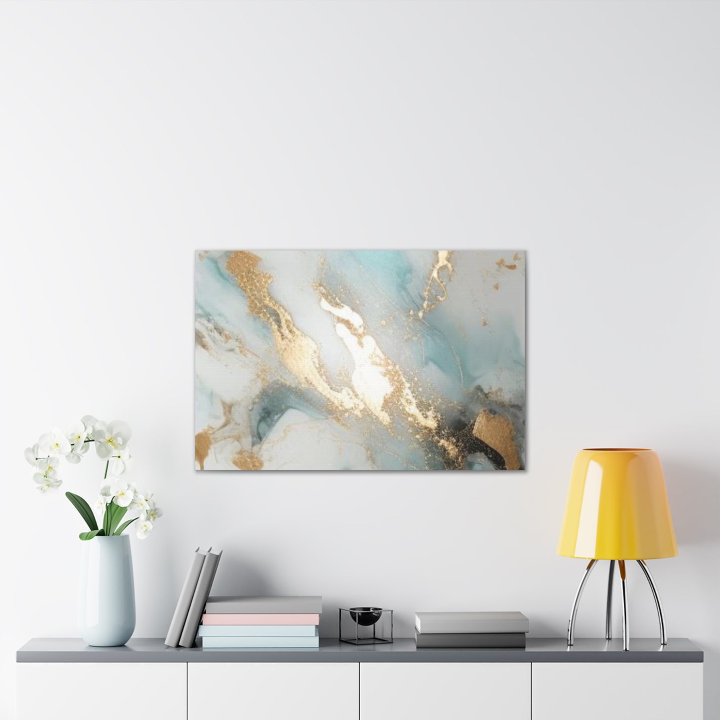 Gold Elegance: A Symphony of Sophistication Canvas Print