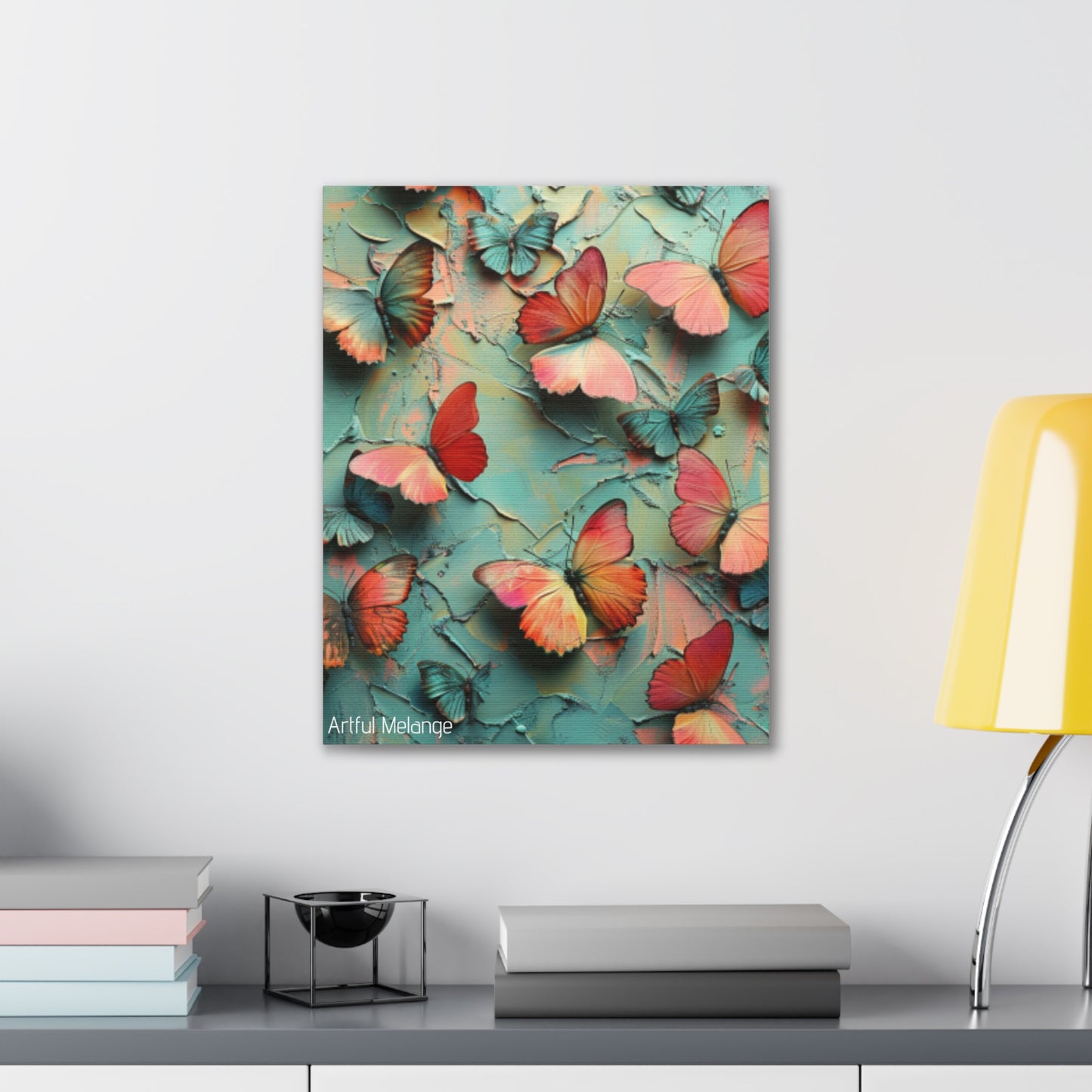 Fluttering Dreams: Butterfly Canvas Print Collection