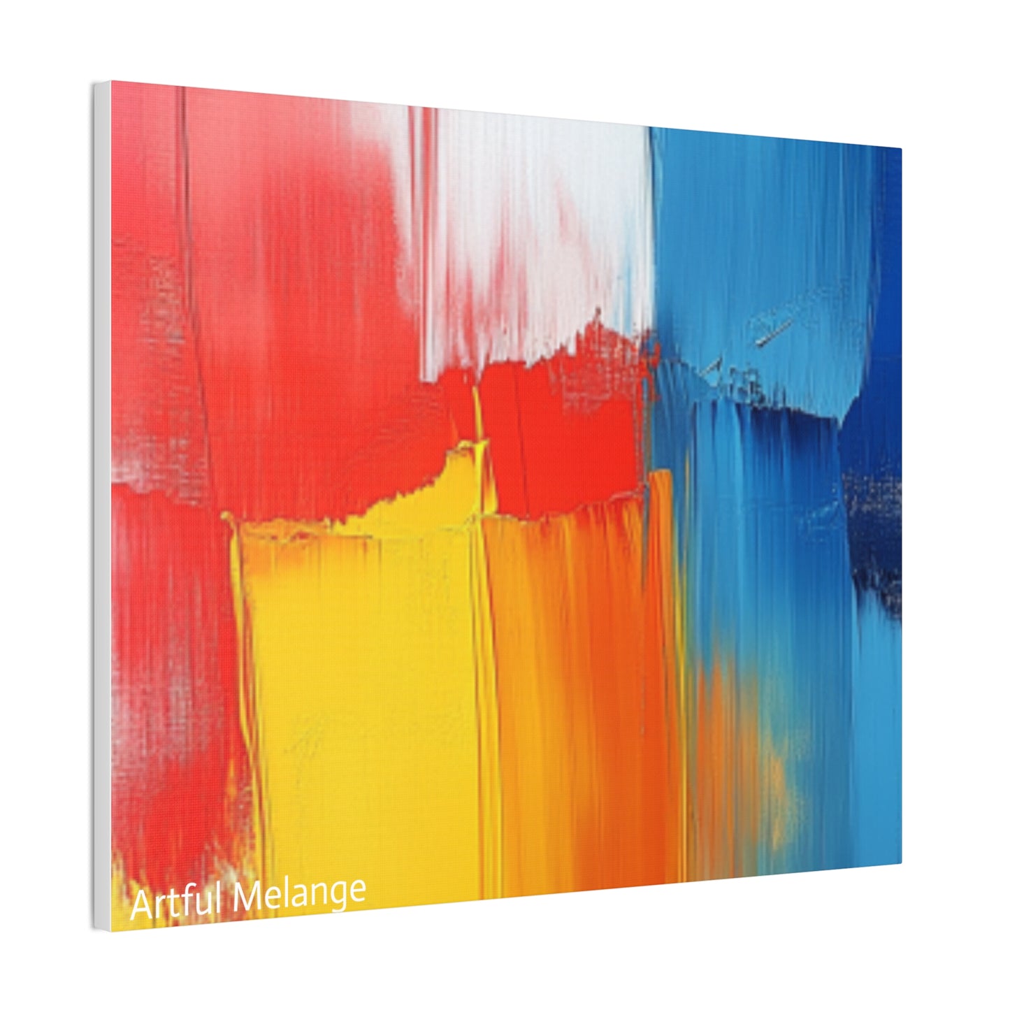 Acrylic Abstract Canvas Print - Richly Textured Artistry