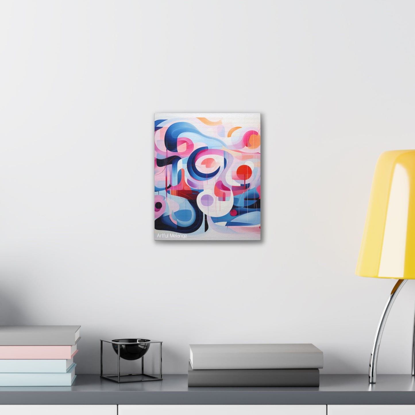 Primary Elegance: A Symphony of Sophistication Canvas Print