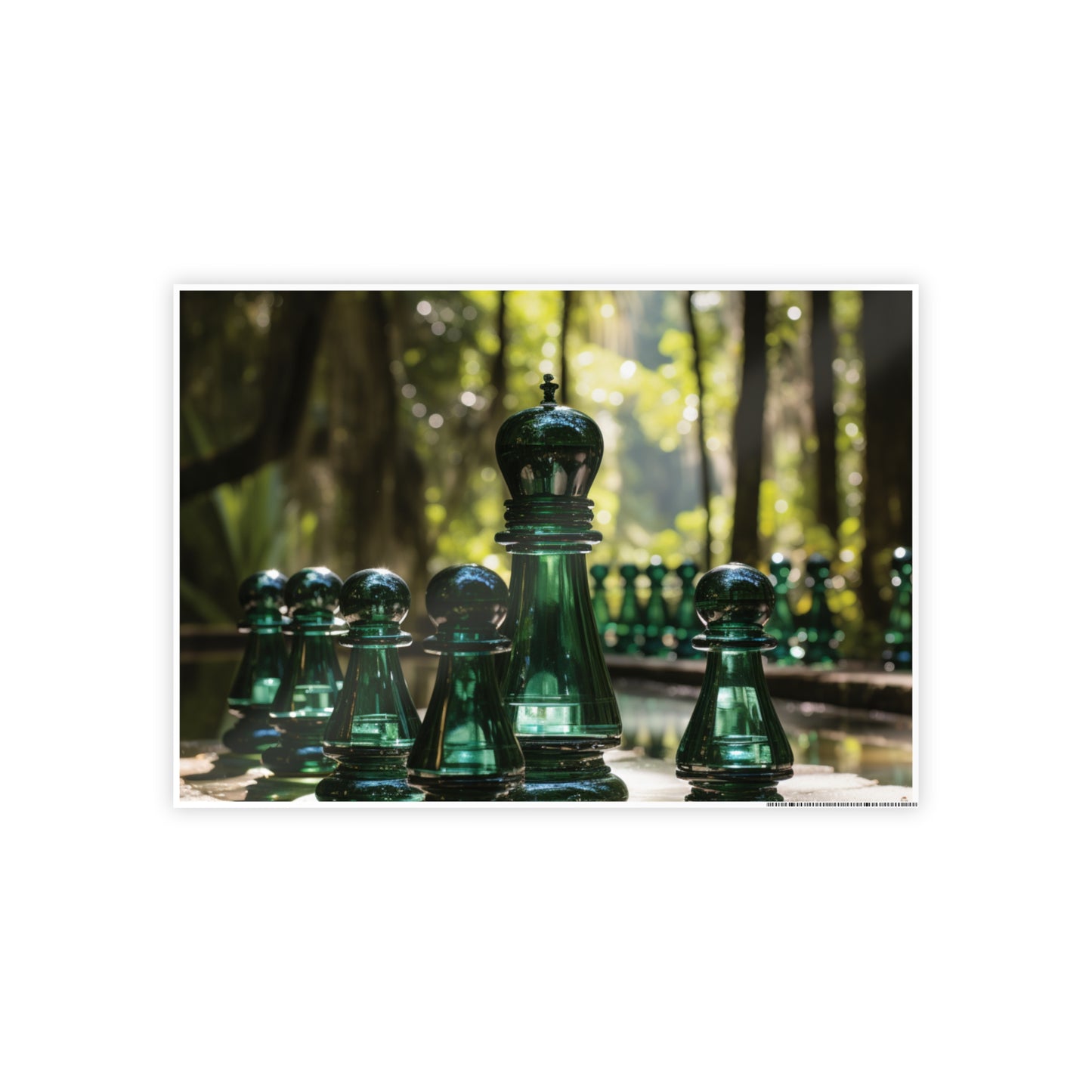 Grandmaster Majesty- Chess Set Poster Print Series