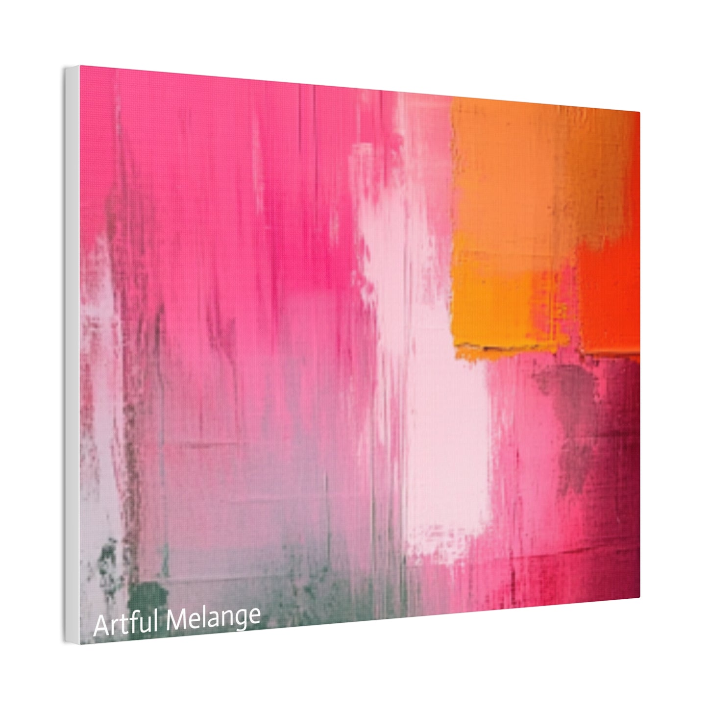 Acrylic Abstract Canvas Print - Richly Textured Artistry