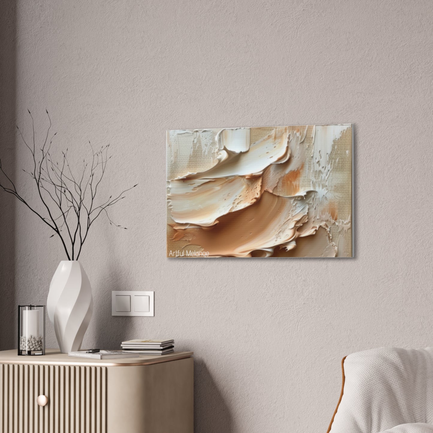 Primary Elegance: A Symphony of Sophistication Canvas Print