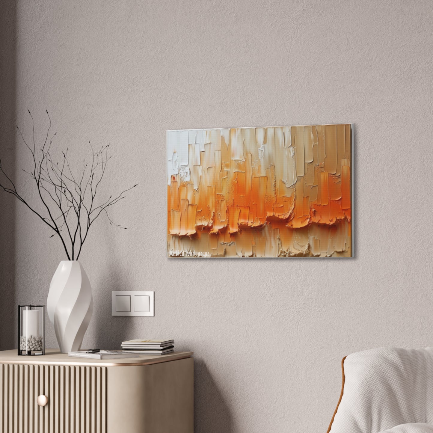 Primary Elegance: A Symphony of Sophistication Canvas Print