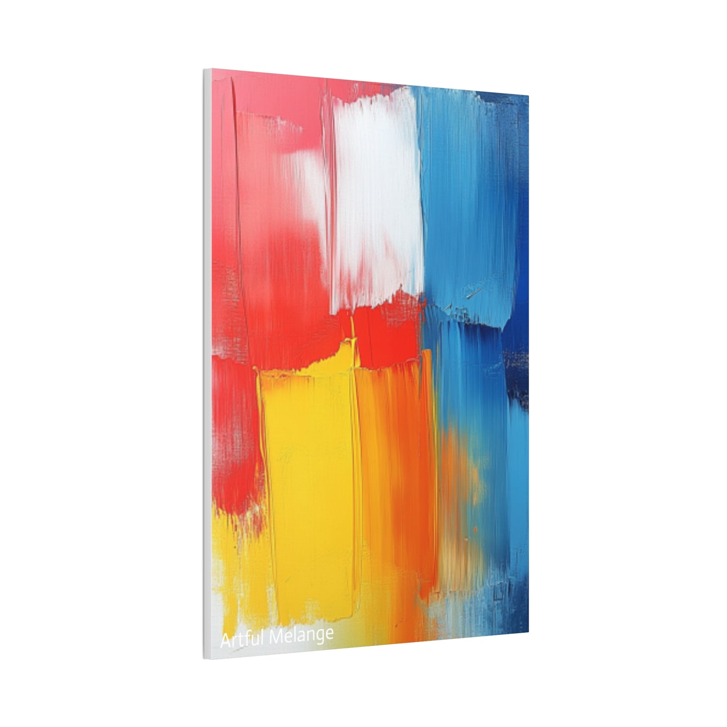 Acrylic Abstract Canvas Print - Richly Textured Artistry