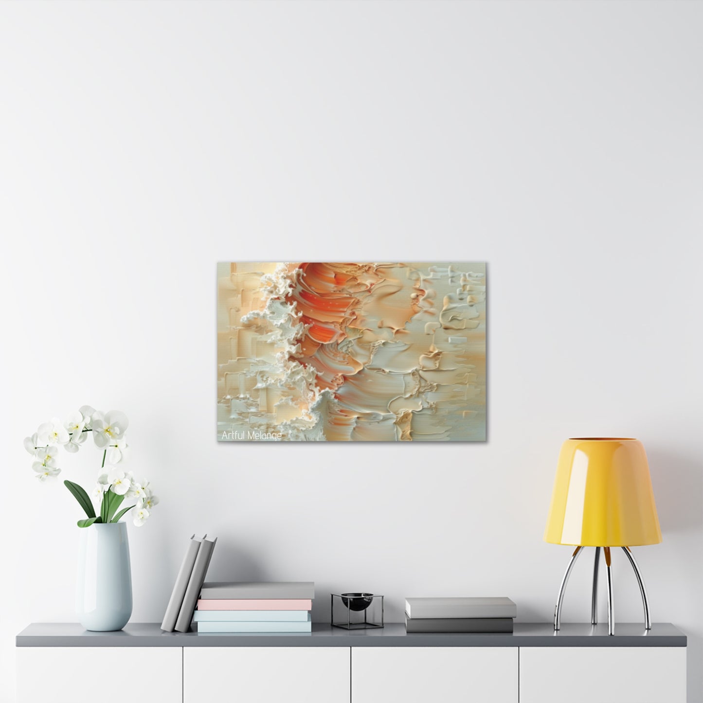 Primary Elegance: A Symphony of Sophistication Canvas Print