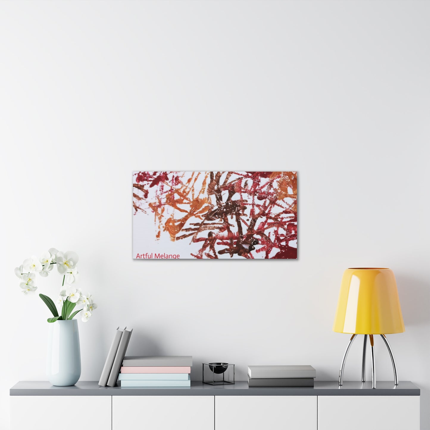 Acrylic Abstract Canvas Print - Richly Textured Artistry